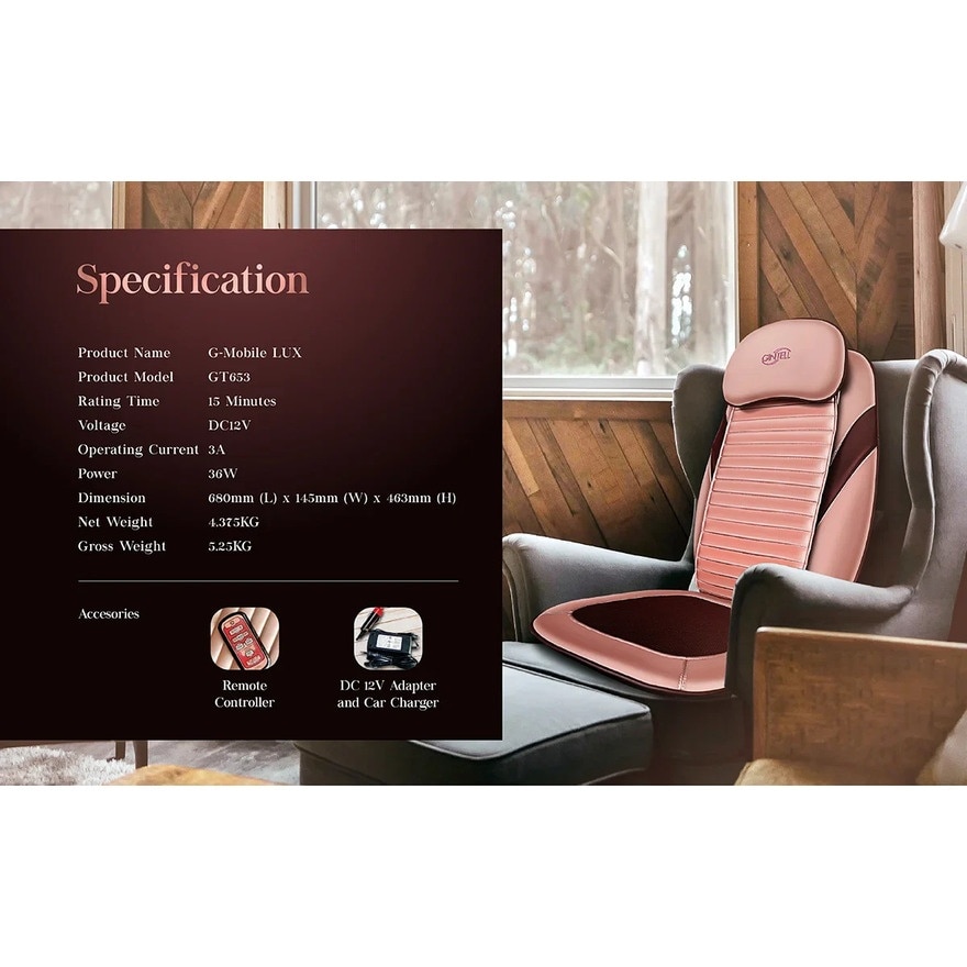 G-Mobile LUX Massage Cushion