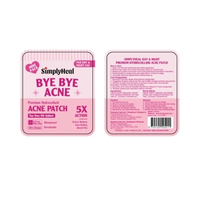 SIMPLYHEAL GWP Simplyheal Day & Night Premium Hydrocolloid Acne Patch Mini Pack 1s (While Stock Last)