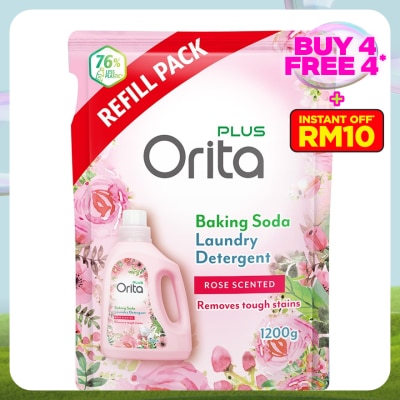 ORITA Baking Soda Laundry Detergent Rose 1200G