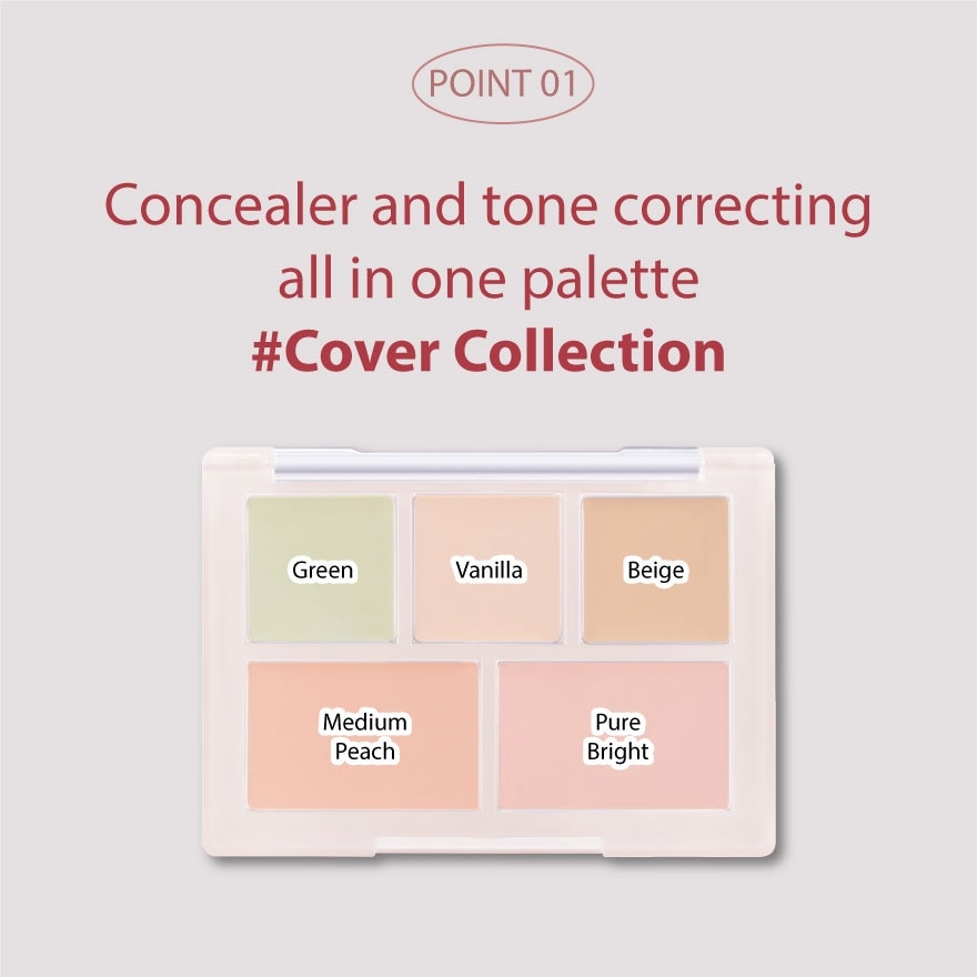 Conceal Blender Palette 01 Clear Cover