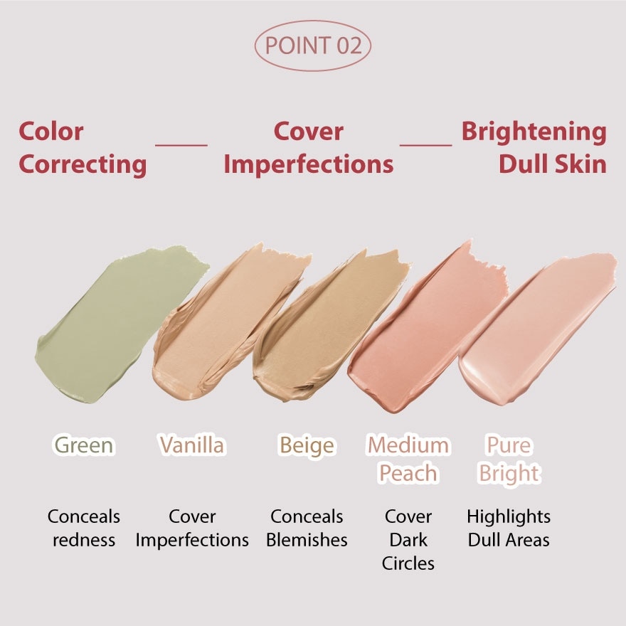 Conceal Blender Palette 01 Clear Cover