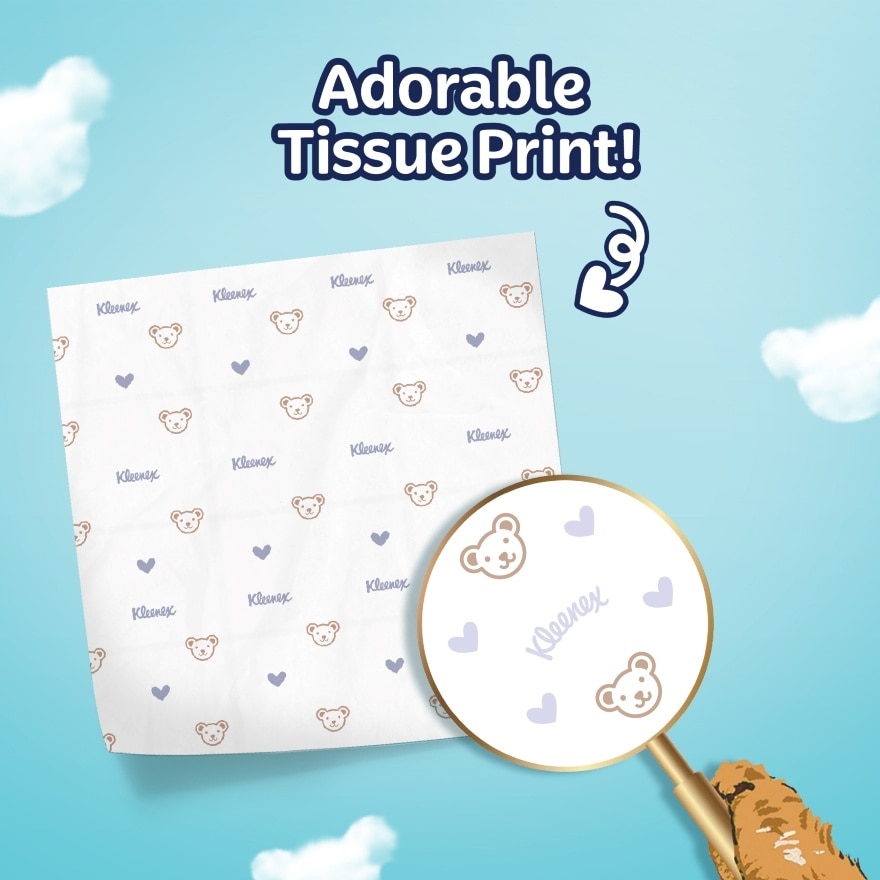 Facial Tissue Soft Box Teddy Soft 3PLY (100s x 4)