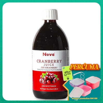 NOVA - Natural Cranberry Juice 480ml