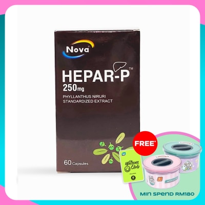 NOVA Hepar-P 250mg Capsule 60's