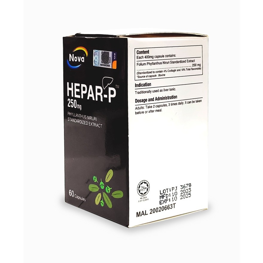 Hepar-P 250mg Capsule 60's