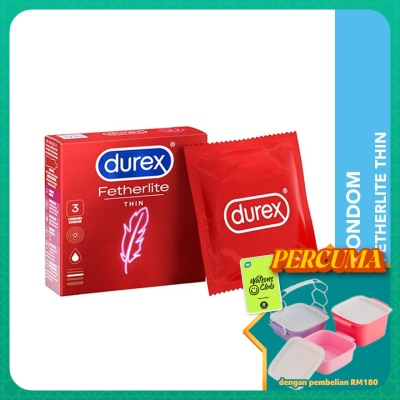DUREX - Condom Fetherlite Thin 3s