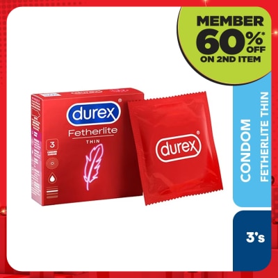 DUREX Condom Fetherlite Thin 3s