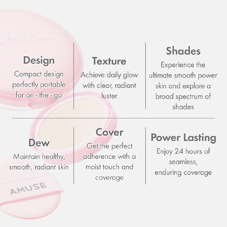Dew Power Vegan Cushion 01 Pure image