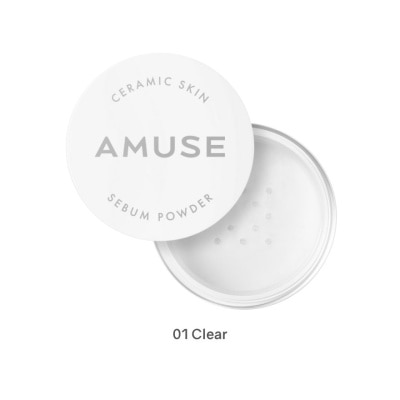 AMUSE  Ceramic Skin Sebum Powder 01 Clear