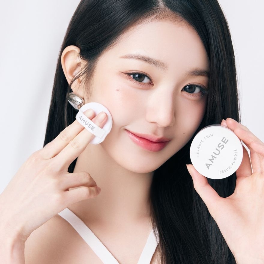  Ceramic Skin Sebum Powder 02 Violet
