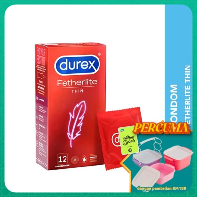 DUREX - Condom Fetherlite Thin 12s