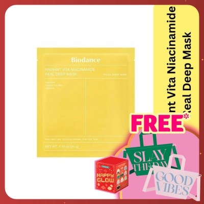 BIODANCE Radiant Vita Niacinamide Real Deep Mask 1s