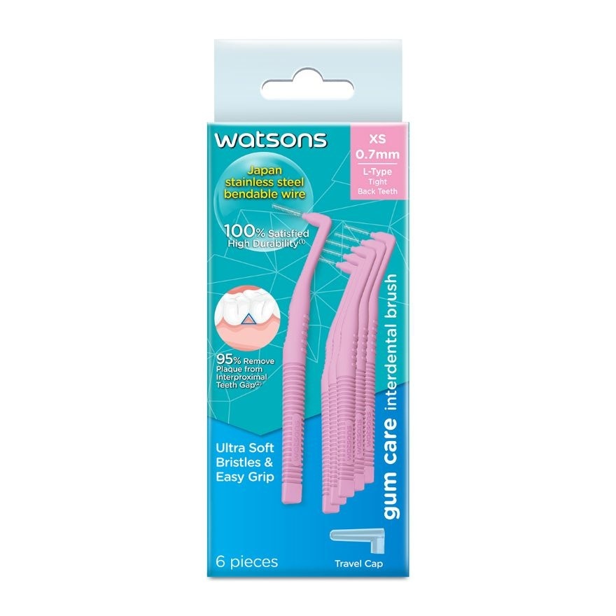 L Type 0.07mm Interdental Brushes 6's
