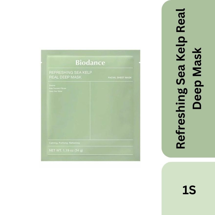 Refreshing Sea Kelp Real Deep Mask 1s