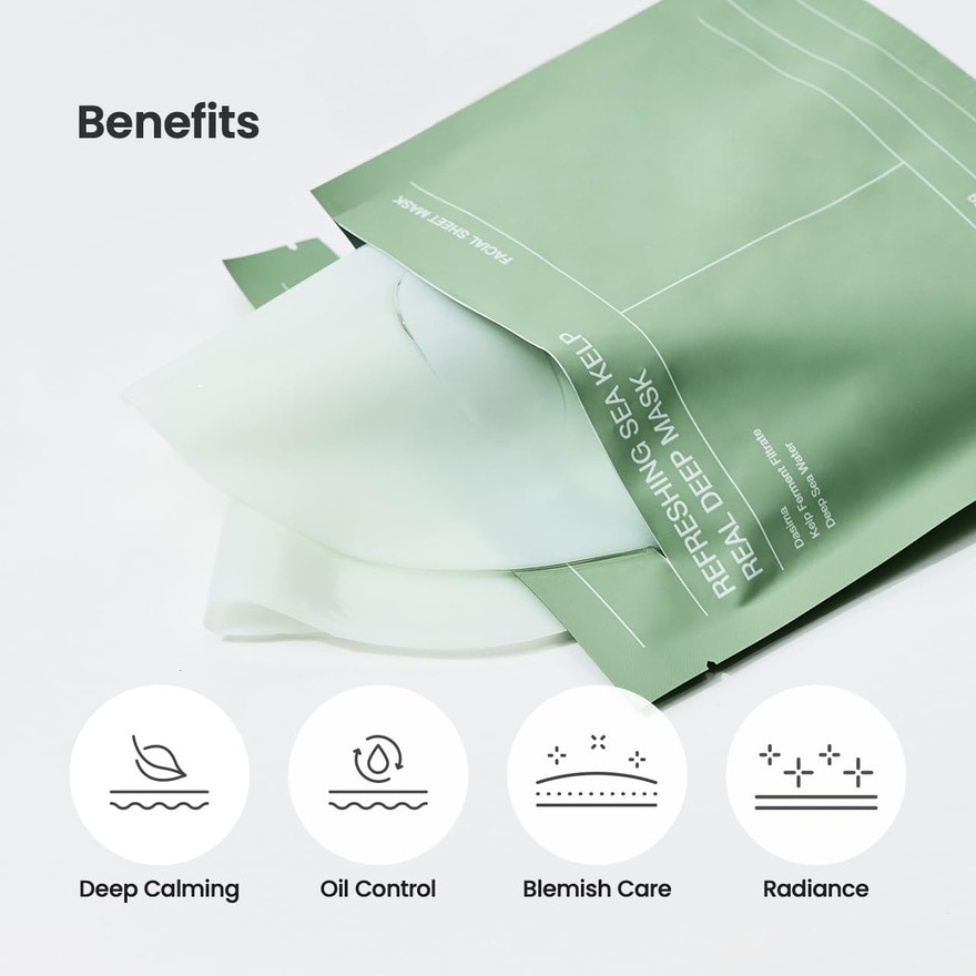 Refreshing Sea Kelp Real Deep Mask 1s