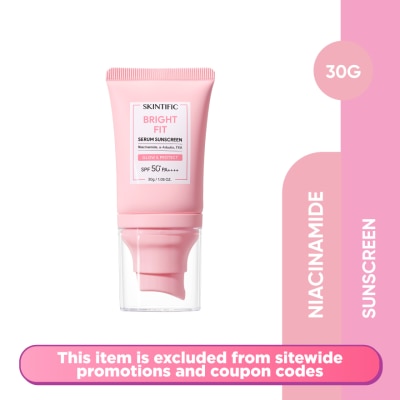 SKINTIFIC - Bright Fit Serum Sunscreen SPF50 PA++++ 30g