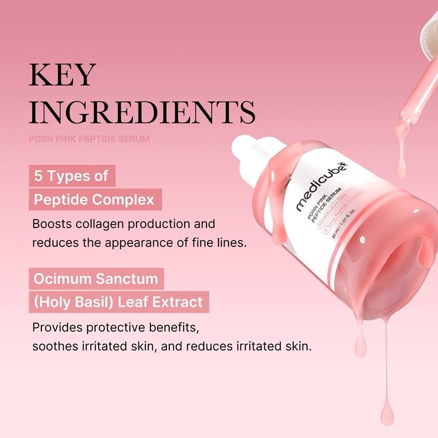 PDRN Pink Peptide Brightening Glow Serum 30ml
