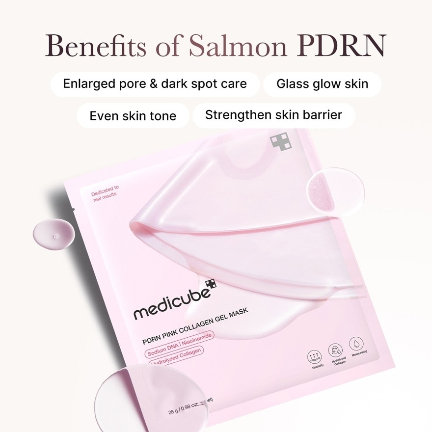 PDRN Pink Collagen Gel Mask 28g
