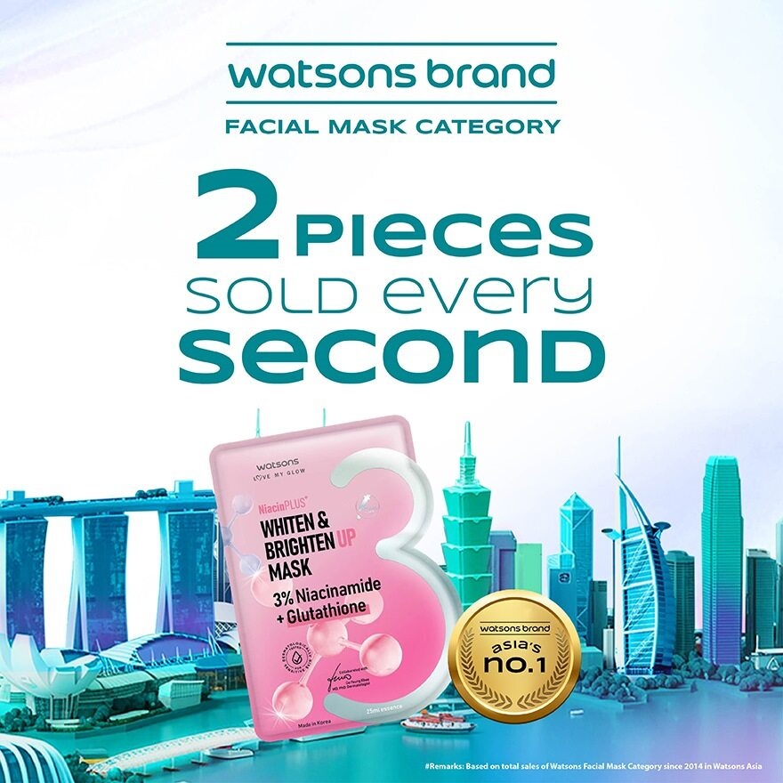 Niacin Whiten & Brighten Up Mask 1s