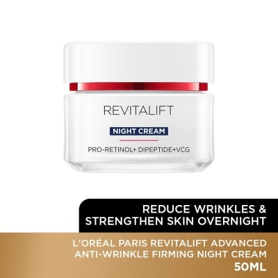 L'OREAL PARIS SKIN CARE Revitalift Advanced Anti-Wrinkle Firming Night Cream 50ml