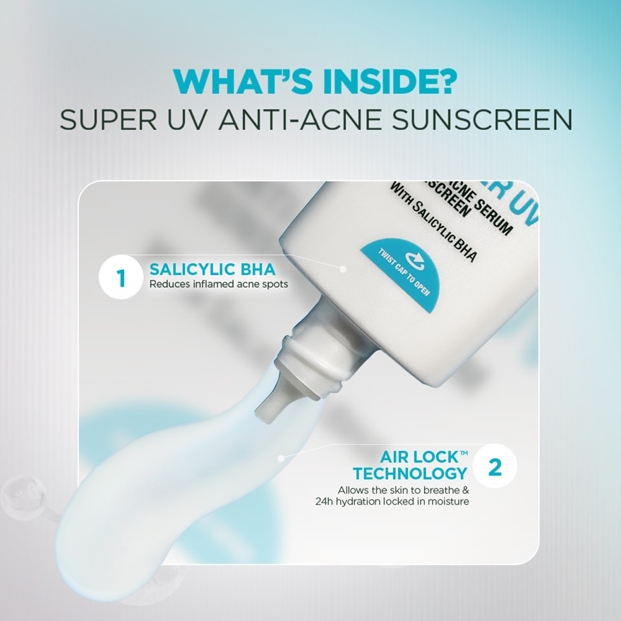 Super UV Anti-Acne Serum Sunscreen 30ml