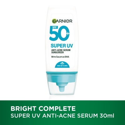 GARNIER - Super UV Anti-Acne Serum Sunscreen 30ml