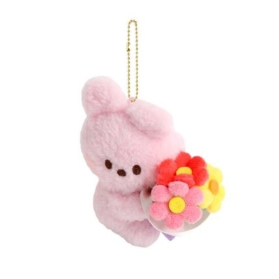 KPOP MERCHANDISE BTS -BT21 Plush Keyring Bouquet Cooky 1S