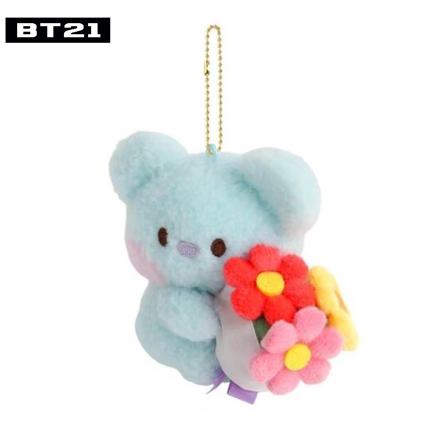 BTS-BT21 Plush Keyring Bouquet Koya 1S