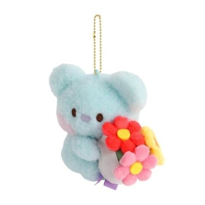 KPOP MERCHANDISE BTS-BT21 Plush Keyring Bouquet Koya 1S
