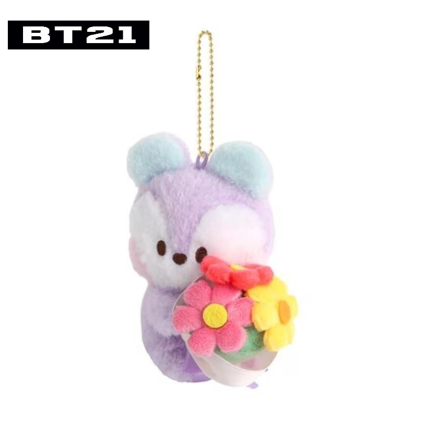 BTS-BT21 Plush Keyring Bouquet Mang 1S