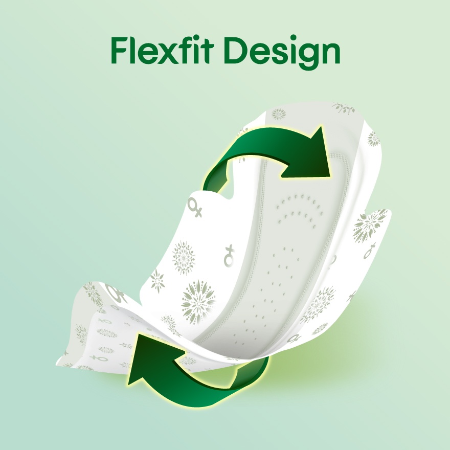 Anti-Bacteria Maxi Day Wing Pad 24cm (16s x 3 Packs) Sanitary Pad With Odor Care