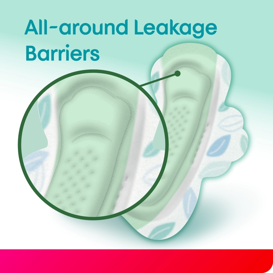 Biocare Anti Bacteria Overnight Wing Pad 32cm (12s x 3 Packs) Sanitary Pad With Odor Care image