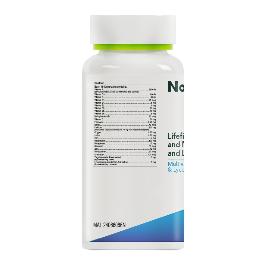 Lifefit Multivitamins and Minerals with Lutein and Lycopene Tablet 90s