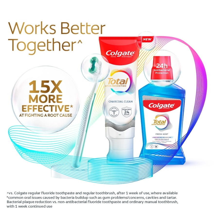 Colgate Total Foaming Clean Soft Toothbrush 1s