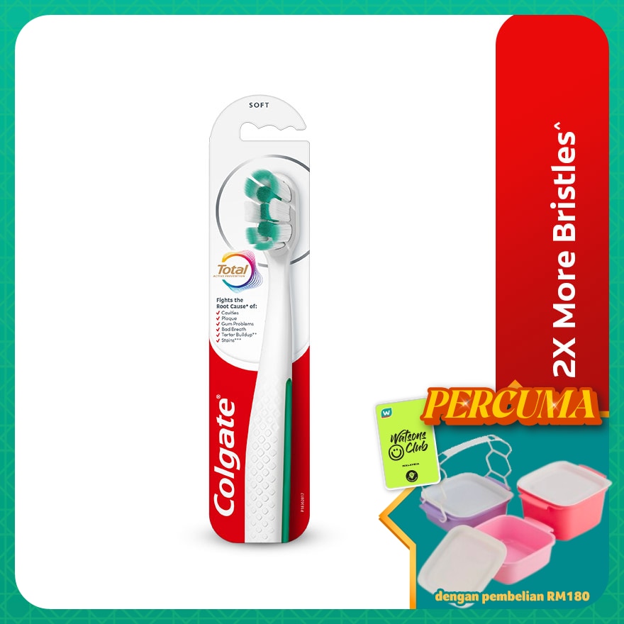 Colgate Total Foaming Clean Soft Toothbrush 1s