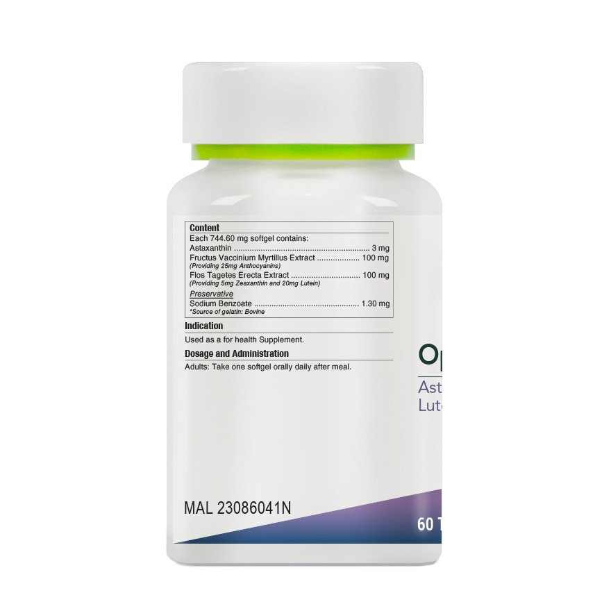 OptiVis Softgel 30s