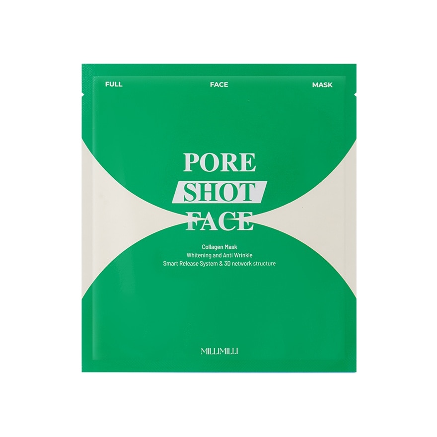 Full Face Collagen Mask Pore Shot 1s