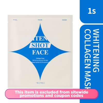 MILLIMILLI Full Face Collagen Mask Whitening 1s