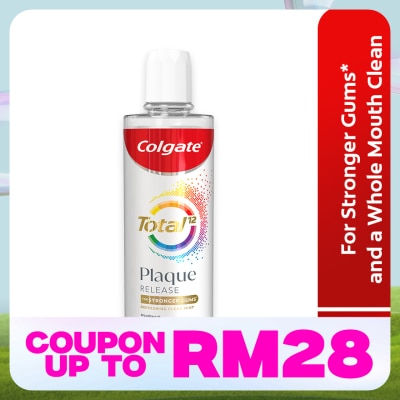 COLGATE Colgate Total Plaque Release Antibacterial Mouthwash Refreshing Clear Mint 500ml