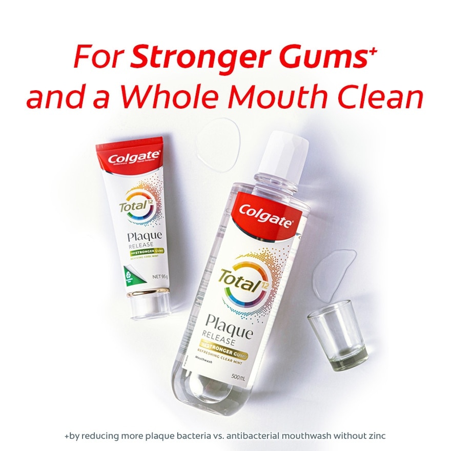 Mouthwash Total Plaque Release Clear Mint 500ml
