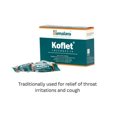 HIMALAYA Koflet Lozenges (Herbal Lozenges) 10's