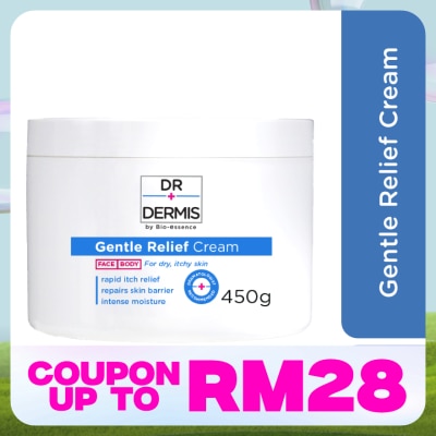 DR. DERMIS Gentle Relief Face & Body Cream 450g