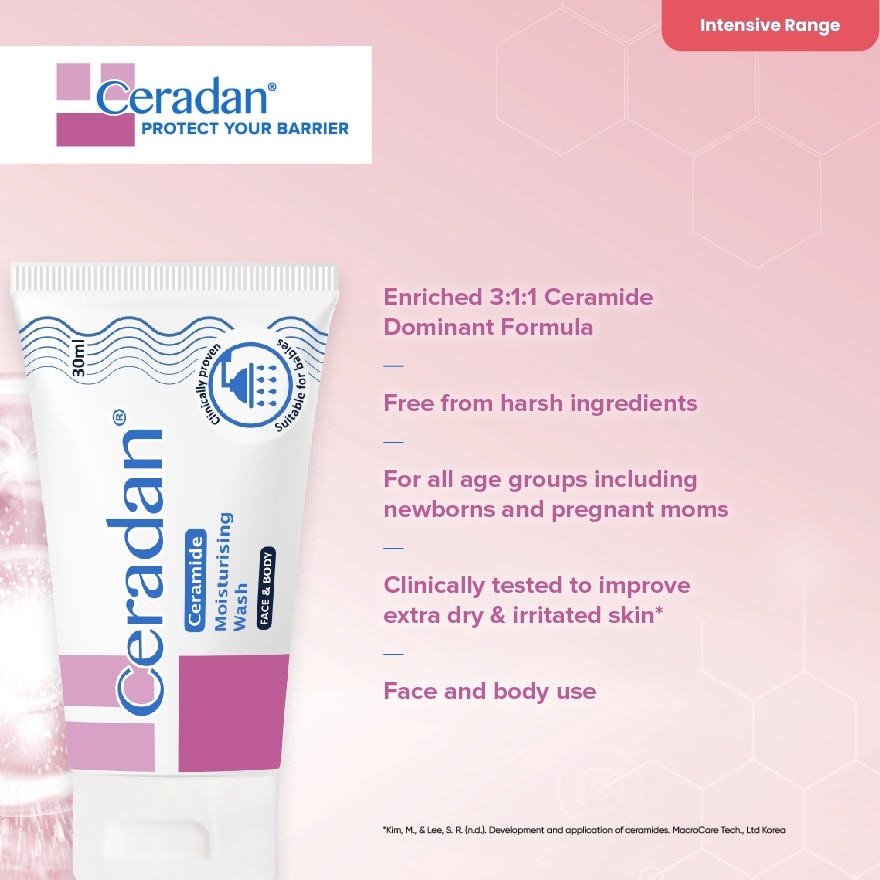 Moisturising Wash For Face & Body 30ml