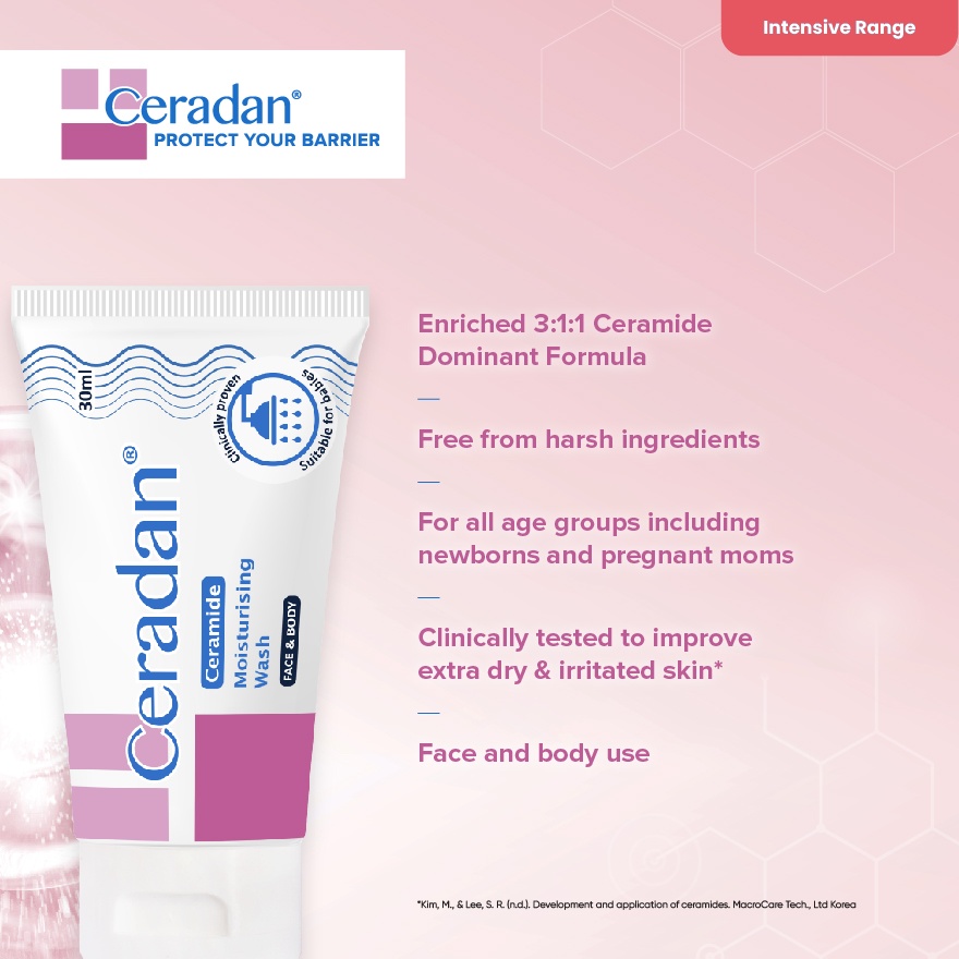 Moisturising Wash For Face & Body 30ml