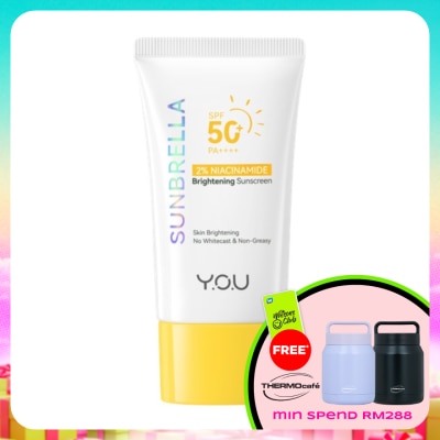 Y.O.U - Sunbrella 2% Niacinamide Brightening Sunscreen SPF50 30ml