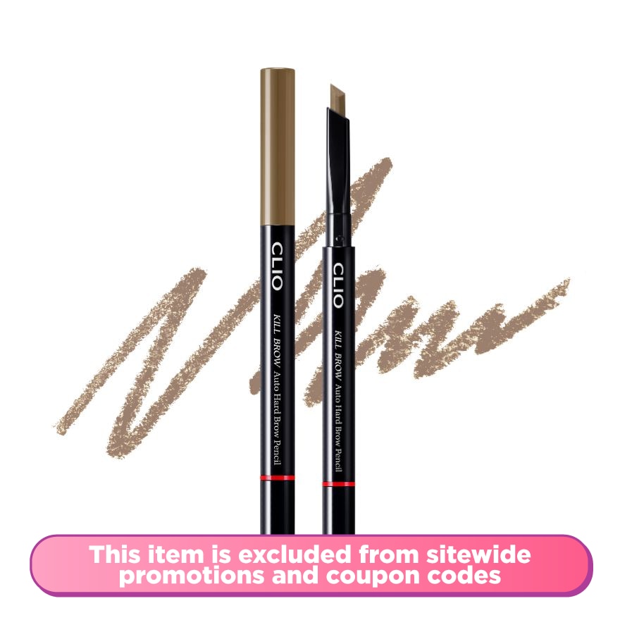 Kill Brow Auto Hard Brow Pencil (24AD) 02 Peanut Brown