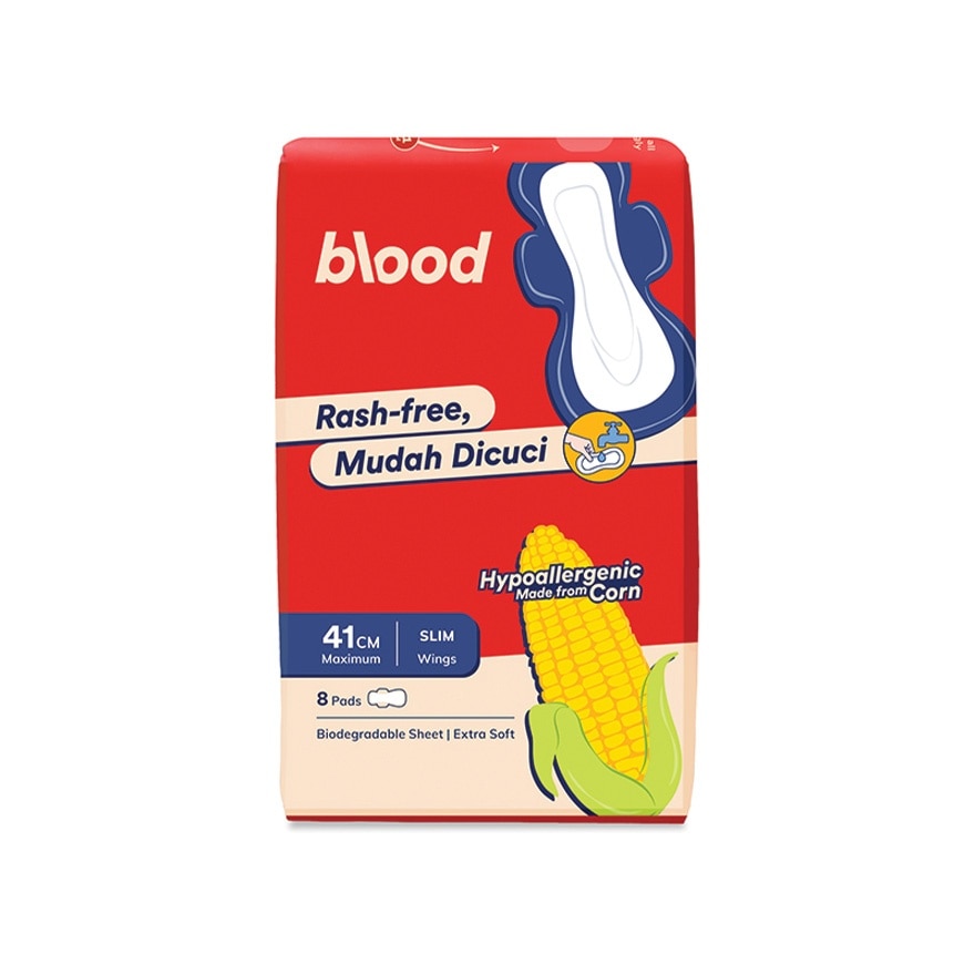 Mudah Dicuci Slim Corn Pad Maximum Wings 41cm 8s