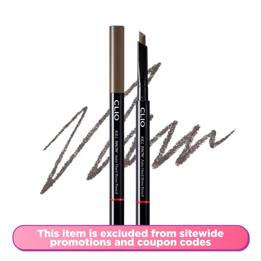 Kill Brow Auto Hard Brow Pencil (24AD) 01 Natural Brown
