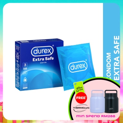 DUREX - Condom Extra Safe Easy-On 3s