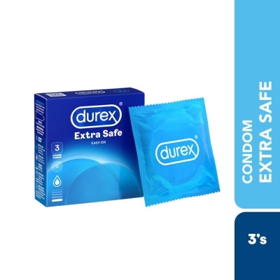 DUREX Condom Extra Safe Easy-On 3s